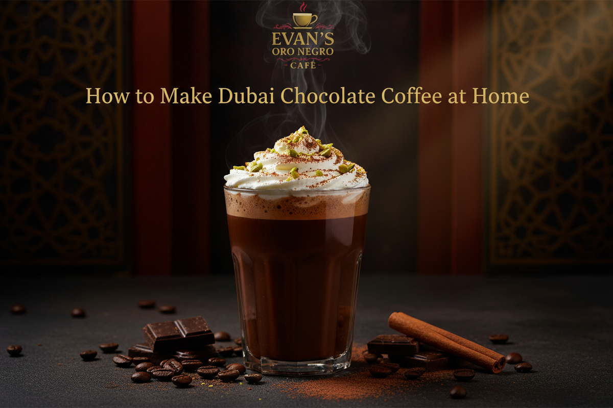How to Make Dubai Chocolate Coffee at Home