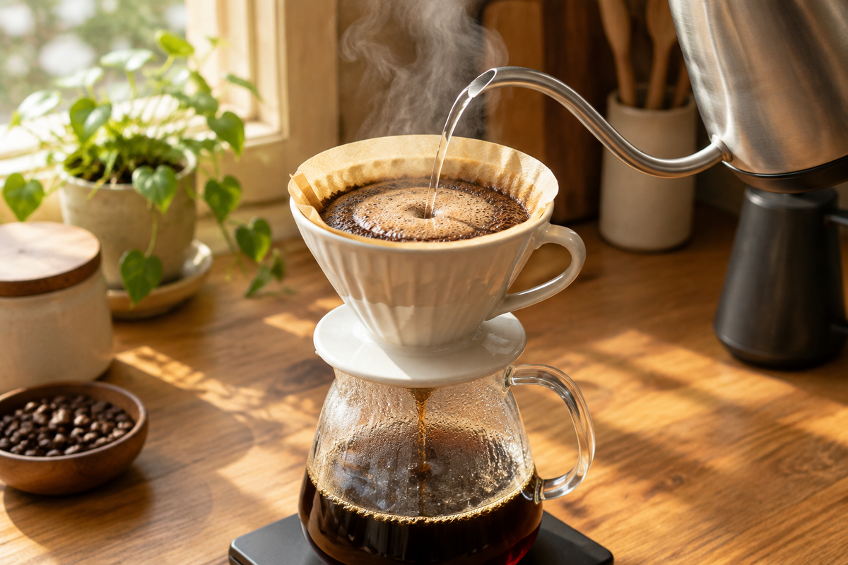 Bre pour over coffee